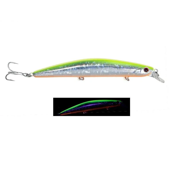 Fujin Z-Bass Minnow 125F 21gr Maket Balık - 5