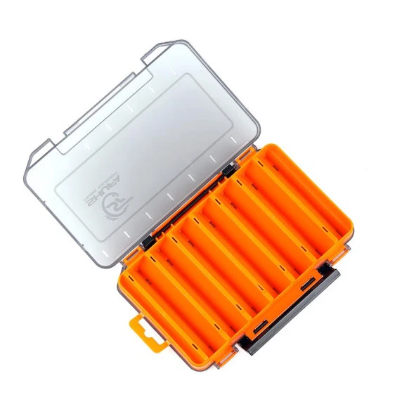 Shufa Lure Box Çift Taraflı Kutu 105mm - Turuncu - Resim 2