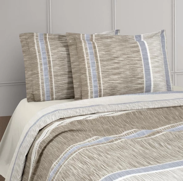 RANFORCE TEK KİŞİLİK NEVRESİM TAKIMI SUVARİ - Resim 2