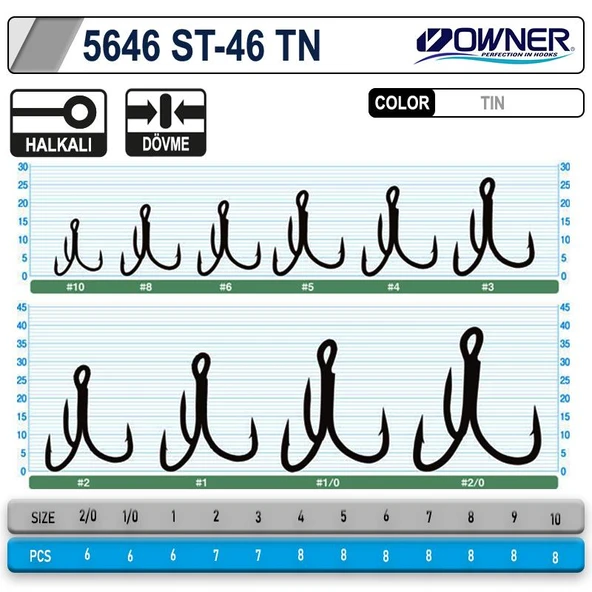 Owner St46 5646 Çarpma Üçlü İğne - 2