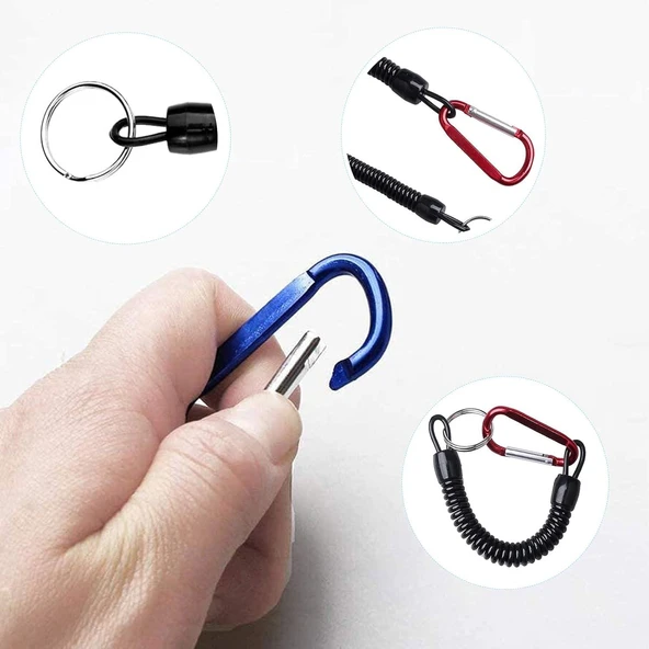 Bauer Yaylı Karabinalı Askı Aksesuar Kordonu - Resim 3