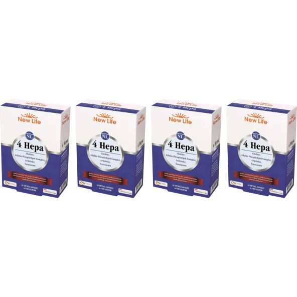 New Life 4 Hepa 30 Softgel Kapsül 4 Kutu ürün görseli