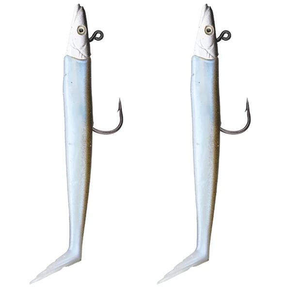 Fujin Zand Eel 11cm 7gr-14gr Double Combo Silikon Yem - Resim 3