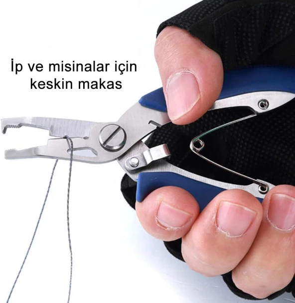 Shufa Çok Amaçlı Balıkçı Pense - Lacivert - Resim 5