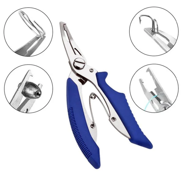 Shufa Çok Amaçlı Balıkçı Pense - Lacivert - Resim 6