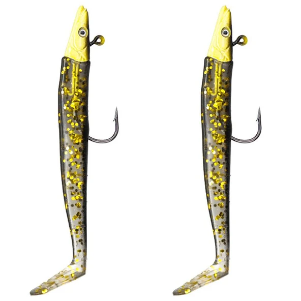 Fujin Zand Eel 11cm 7gr-14gr Double Combo Silikon Yem - Resim 2