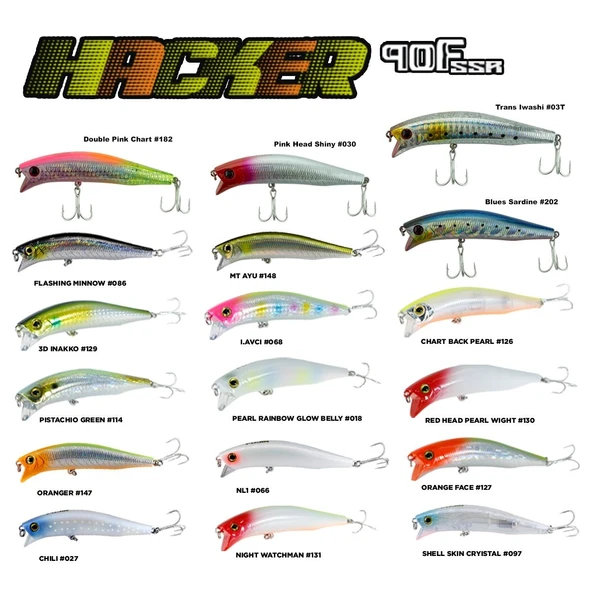 Fujin Hacker 90mm 13.7gr SSR Floating Maket Balık ürün görseli