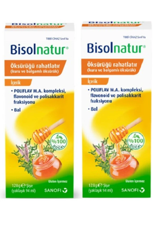 Bisolnatur Bitkisel Şurup 128 gr 2 Kutu