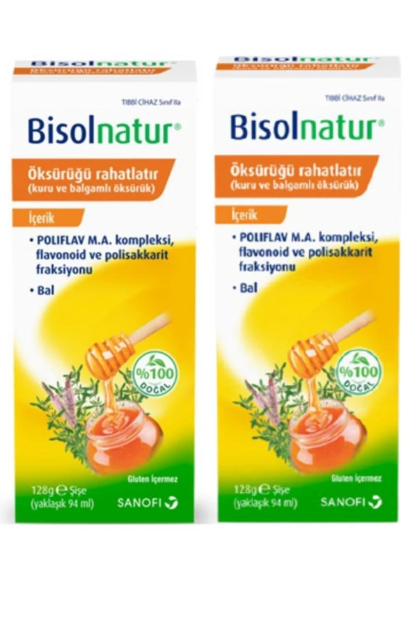 Bisolnatur Bitkisel Şurup 128 gr 2 Kutu ürün görseli