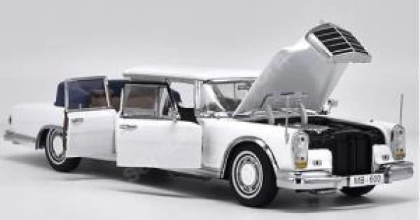 Sunstar 1966 Mercedes-Benz Mercedes SClass S600 1/18 Model Araba - Resim 2
