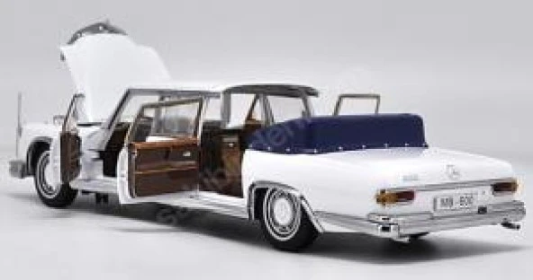 Sunstar 1966 Mercedes-Benz Mercedes SClass S600 1/18 Model Araba - Resim 3