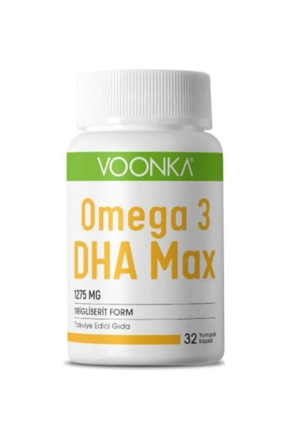 Voonka Omega-3 DHA Max 1275 mg 32 Kapsül