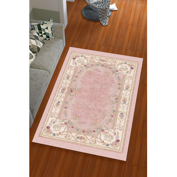 Lastikli Modern Desenli Hali Örtüsü - 2