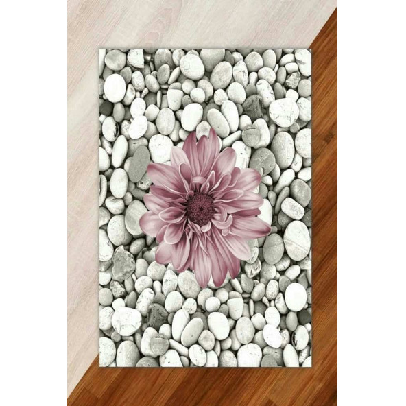 Lastikli Modern Desenli Hali Örtüsü