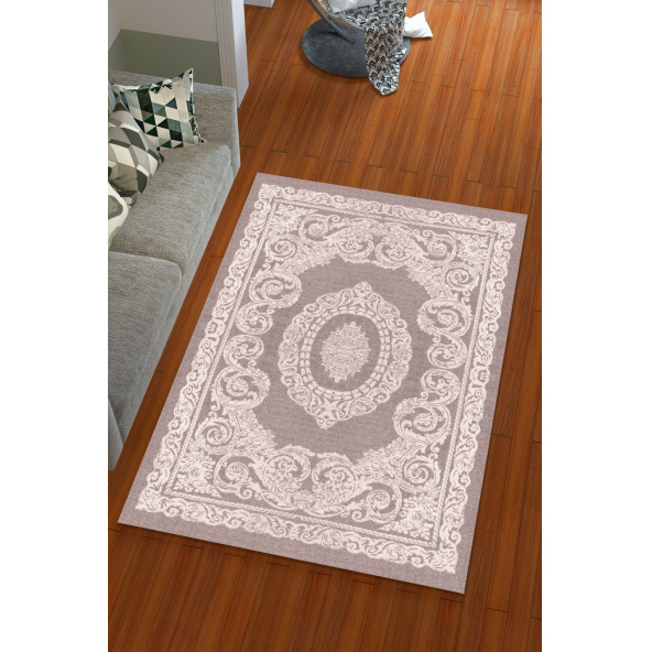 Lastikli Modern Desenli Hali Örtüsü - 2