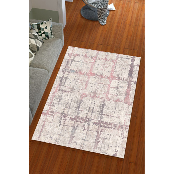 Lastikli Modern Desenli Hali Örtüsü - 2