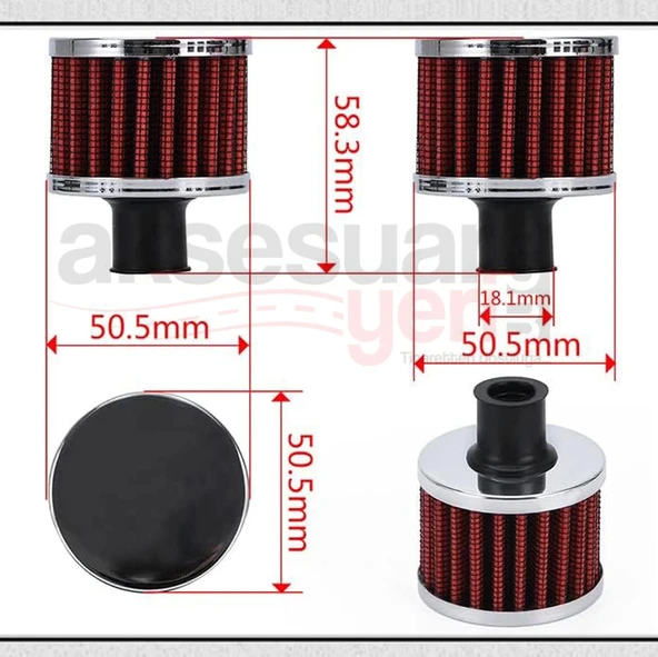 K&N kn Performans Artırıcı Krank Motor Filtresi Siyah Renk Yüksek Performans - 4