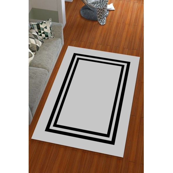 Kadife Modern Halı Örtüsü - 2