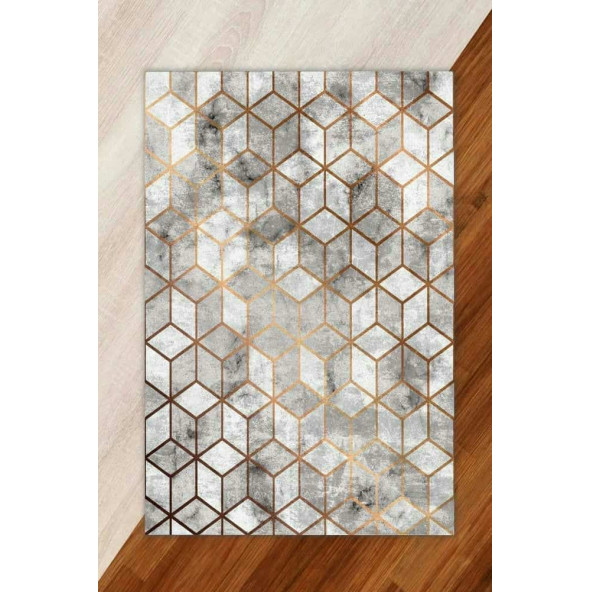 Kadife Modern Halı Örtüsü
