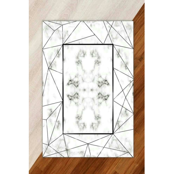 Miray Tekstil Kadife Modern Halı Örtüsü