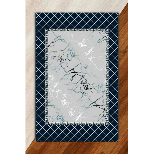Miray Tekstil Lastikli Modern Desenli Hali Örtüsü - 2