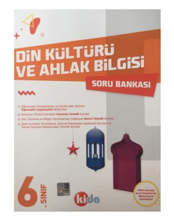 Kida 6.Sınıf Din Kültürü Ve Ahlak Bilgisi Soru Bankası