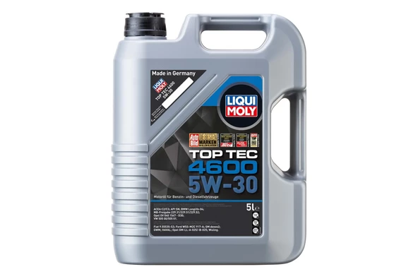 Liqui Moly Top Tec 4600 5W-30 Tam Sentetik Motor Yağı 5 Lt (2316)