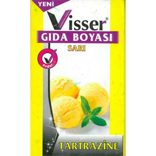 Visser Toz Gıda Boyası Sarı - 2 adet