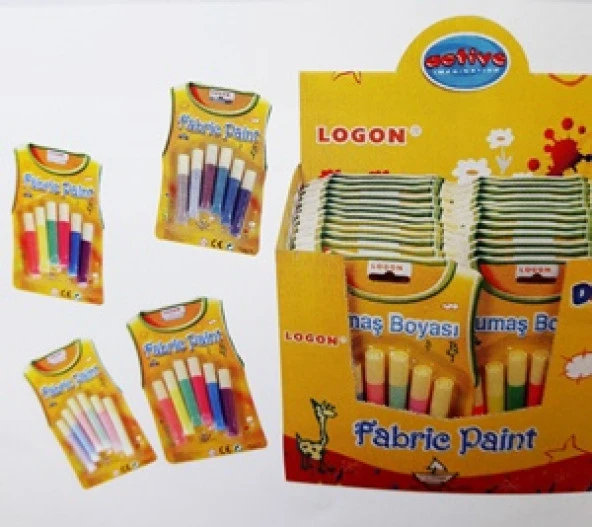 Logon Kumaş Boyası 6 Renk