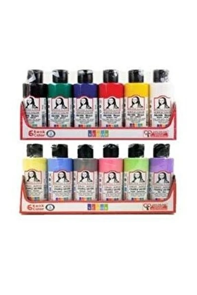 Südor Akrilik Boya Şişe 20 ml 12Li ürün görseli 1