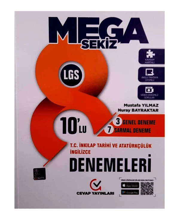 Cevap 8.Sınıf İnkılap Tarihi - İngilizce Denemeleri 10 lu