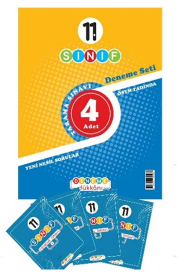 Deneme 11.Sınıf Deneme Seti 4Lü ürün görseli