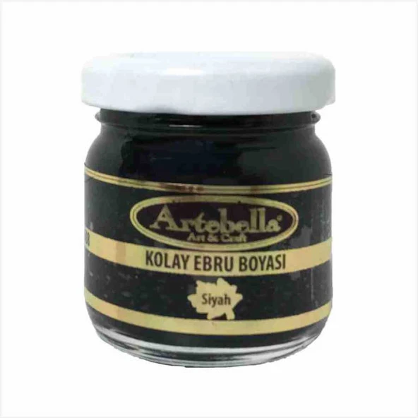 Artebella Kolay Ebru Boyası 36080040 Siyah 40ml