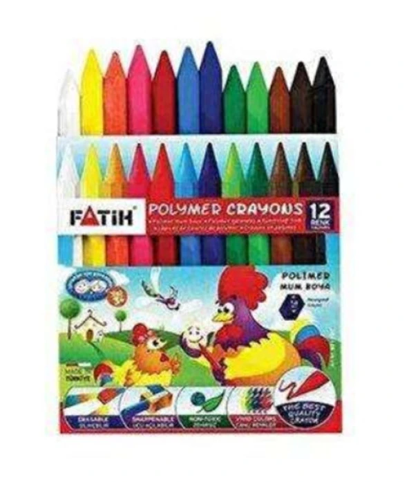 Fatih Mum Boya 12Li Kısa