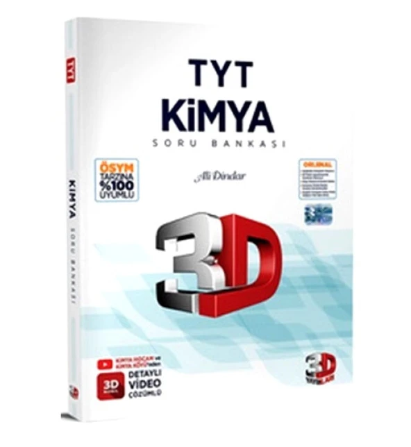 3D - Tyt Kimya Video Çözümlü Soru Bankası