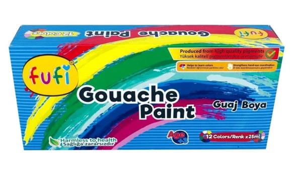 Fufi Guaj Boya Şişe 12Li 12x25ml
