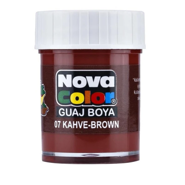 Nova Color Guaj Boya Kahverengi Şişe - 2 adet