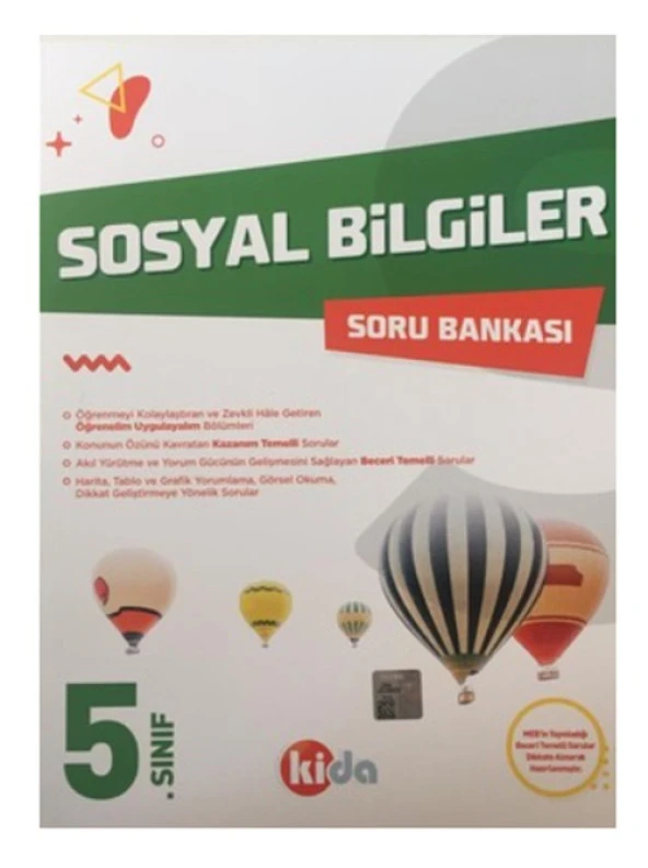 Kida 5.Sınıf Sosyal Bilgiler Soru Bankası