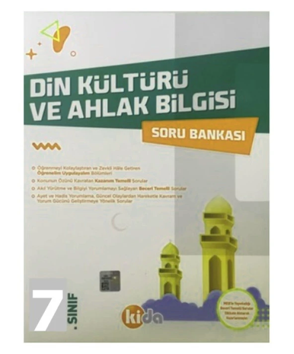 Kida 7.Sınıf Din Kültürü Ve Ahlak Bilgisi Soru Bankası