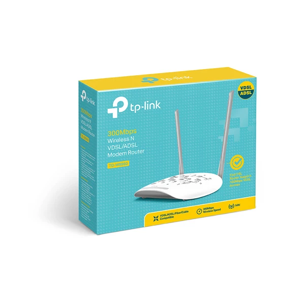 TP-LINK TD-W9960 4PORT ADSL/VDSL 300Mbps MODEM/ROUTER - 5