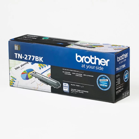 BROTHER 3.000 Sayfa Siyah Toner TN-277BK