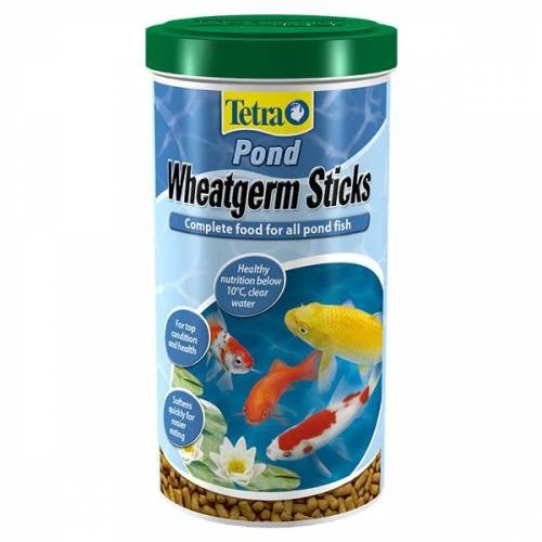 Tetra Pond Wheatgerm Sticks 1 LT Skt: 03/2027 Orjinal Kutusunda