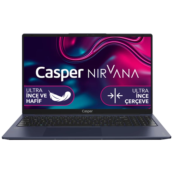 Casper Nirvana X600.1235-BV00X-M-F Intel Core i5-1235U 16GB RAM 500GB NVME SSD Freedos