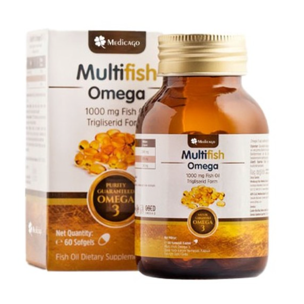 Medicago Multifish Omega Fish Oil 60 Kapsül