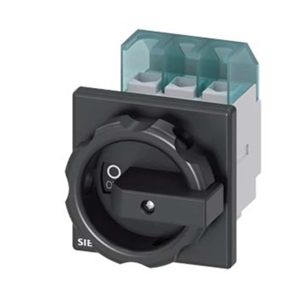 Siemens 25A 3P Siyah Önden Tespit Acil Stop Şalteri,3LD2103-0TK51