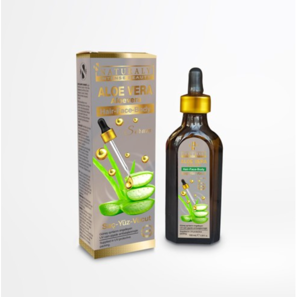Naturaly Aloe Vera Yağı Saç Yüz Vücut Serum 100 ml