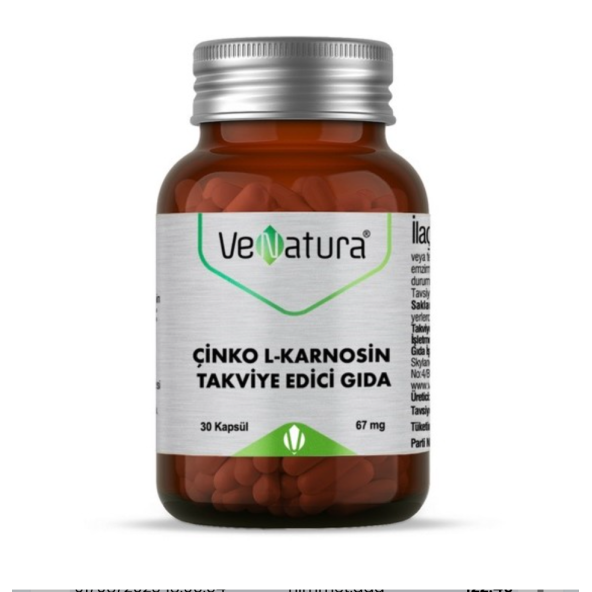 Venatura Çinko L-Karnosin 30 Kapsül