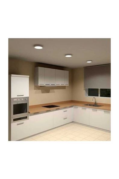 Helios Opto 24W 3000K Günışığı Işık Sıva Üstü Yuvarlak Led Panel HS 1039 - 2