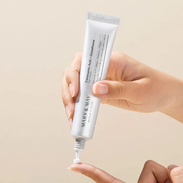 Mary & May Tranexamic Acid + Glutathion Koyu Halka Karşıtı Aydınlatıcı Göz Çevresi Kremi 12 Gr - 5