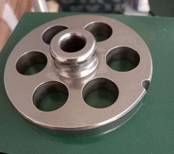 2'li 32 No Kıyma Makinesi İçin Kuşbaşı 20 mm Ayna Ve Bıçak Seti - 2